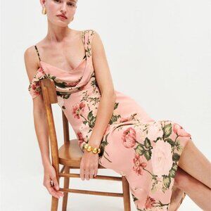 Reformation Reya Dress Rose Garden Size 6 Wedding guest outdoor party cocktail